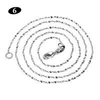ราคา Bravego 925เงินสเตอร์ลิงสร้อยคอลูกปัดโซ่แฟชั่นสำหรับผู้หญิงสร้อยคอเครื่องประดับอัญมณี (18083117184)
