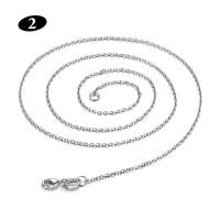 ราคา Bravego 925เงินสเตอร์ลิงสร้อยคอลูกปัดโซ่แฟชั่นสำหรับผู้หญิงสร้อยคอเครื่องประดับอัญมณี (545366691)