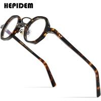 ราคา HEPIDEM Acetate กรอบแว่นตาผู้ชาย2022ใหม่ Retro แว่นตาทรงกลมสไตล์วินเทจแว่นตาเกาหลีสไตล์ญี่ปุ่นแว่นตา9153 (8784164423)