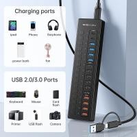 ราคา ACASIS 16 Port Hub Splitter 6 USB 3 0 6 USB 2 0 4 Smart Charging พร้อมสวิตช์เปิด ปิด LED แต่ละตัวพร้อมอะแดปเตอร์ไฟ 60W DS 516 (19694552018)
