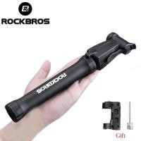 ราคา ROCKBROS ขี่จักรยานจักรยานมินิจักรยานจักรยานแบบสองทิศทางปั๊ม 80 PSI ไนลอน MTB จักรยานเสือหมอบปั๊มลมจักรยานวาล์ว presta Schrader (532362334)