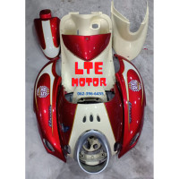 ราคา ชุดสี เฟรม ฟีโน่ เก่า ฟีโน่ คาร์บู fino รุ่นปี 2007 2012 เกย์เดี่ยว10 ชิ้น เกย์แยก 9 ชิ้น สีแดงแก้วไส้ครีม พร้อมส่ง (18278553791)