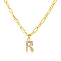 ราคา สร้อยคอตัวอักษรทอง18K Vnoxสร้อยคอตัวอักษรสร้อยคอตัวอักษรสีทองสร้อยคอเริ่มต้น (19093226302)