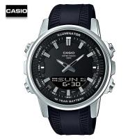 ราคา Velashop นาฬิกาข้อมือผู้ชายคาสิโอ 2 ระบบ อะนาล็อค ดิจิตอล CASIO Standard Analog Digital สายยาง รุ่น AMW 880 1AVDF AMW 880 1A AMW 880 AMW880 (13586073949)