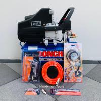 ราคา BONCHI ปั๊มลม ปั๊มลมโรตารี่ 30 ลิตร 2 แรงม้า รุ่น 30L พร้อมอุปกรณ์ 6 อย่าง และสายไฟพร้อมหัวปลั๊กยาว 10 เมตร (17445928869)