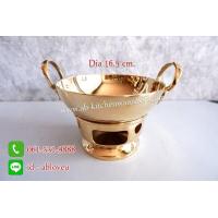 ราคา กระทะทองเหลือง หม้อไฟทองเหลือง กระทะทองเหลืองพร้อมเตาแอลกอฮอ (1517382303)