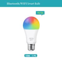 ราคา 4PCS XIAO MI หลอดไฟ LED WiFi Smart LED Bulb Dimmable Lamp หลอดไฟอัจฉริยะ ปรับได้ 9W 10WRGB C W Smart Life Tuya App Remote Control Work with Alexa Echo Google Home E27 (19678171468)