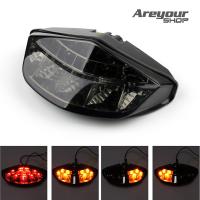 ราคา Areyourshop ไฟเลี้ยวไฟท้าย LED แบบบูรณาการสำหรับ DUCATI Monster 696 795 796 1100 1100S 1100 EVO 1100 Diesel 2008 2015 สีควันบุหรี่ (15159568179)