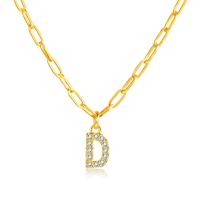 ราคา สร้อยคอตัวอักษรทอง18K Vnoxสร้อยคอตัวอักษรสร้อยคอตัวอักษรสีทองสร้อยคอเริ่มต้น (19093226288)