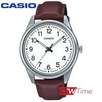ราคา Casio Standard นาฬิกาข้อมือ สายหนัง รุ่น MTP V005L (9439558848)