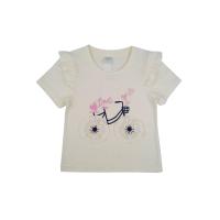 ราคา Chelsee เสื้อยืดคอกลม เด็กผู้หญิง รุ่น 237897 ลายจักรยานดอกไม้ 100 Cotton อายุ 2 10ปี เสื้อผ้าแฟชั่นเด็กโต (19688735191)