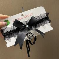 ราคา SilkyLace โชคเกอร์กระดิ่งเล็กลูกไม้ สร้อยคอแม่บ้านปรับได้พร้อมโบว์ พร้อมส่ง H9054 (19246651561)