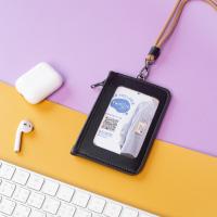ราคา Twelve ID Holder โทนNIGHT ป้ายคล้องคอใส่บัตรพนักงานหนัง กระเป๋าใส่บัตรคล้องคอได้ สลักชื่อฟรี ป้ายคล้องคอหนัง (19577848225)