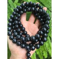 ราคา ประคำหยกดำ หยกพม่าแท้ มี 108 เม็ด มีขนาด 81214 มิล เกรดดี เนื้อสะอาด มีราคาส่ง (16159170187)