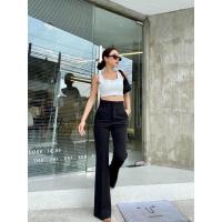 ราคา กางเกงขายาว กางเกงขาม้า กางเกงเอวสูง กางเกงผู้หญิง กางเกงขาบาน กางเกงทำงาน (17402194918)