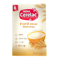 ราคา ซีรีแล็ค อินแฟนท์ อาหารเสริมธัญพืช สูตรเริ่มต้น ข้าวสาลี และนม (19096080969)