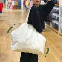 ราคา กระเป๋าผ้ายูนิโคล่ eco uniqlo ของแท้ มีป้าย กระเป๋าผ้ามินิมอล (17452911563)