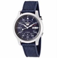 ราคา Seiko Watch 5 Automatic Blue Stainless Steel Case ผ้า Mens NWT Warranty SNK807K2 (106471346)
