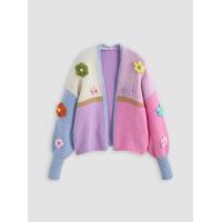 ราคา Cider Floral Crochet Knitted Cardigan เสื้อคาดิแกนแขนยาวผู้หญิง เสื้อกันหนาวไหมพรมแขนยาวผญ สไตล์เกาหลี (16696359748)