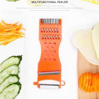 ราคา มีดปอกผลไม้ มีด 5in1มีดปอกผลไม้ ที่ขูดมะละกอ มีดปอกอเนกประสงค์ อุปกรณ์ในครัว และคมมาก (15981210058)