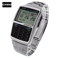 ราคา Velashop นาฬิกาข้อมือผู้ชาย Casio Data Bank สีเงิน สายสแตนเลส รุ่น DBC 32D 1ADF DBC 32D DBC32D (1203368)