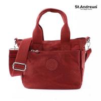 ราคา St Andrews กระเป๋าถือพร้อมสายสะพายยาว รุ่น Maya สีแดง (18686016101)