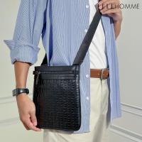 ราคา ELLE HOMME กระเป๋าทรง Clutch สไตล์ modern อัดลายโลโก้ Elle Homme สีดำ W8H008 (18974146814)