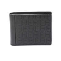 ราคา ELLE HOMME กระเป๋าสตางค์หนังวัวแท้ สไตล์ Business แบบพับสั้น สีดำ รุ่น W8W002 (19257769230)