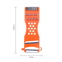 ราคา ที่ขูดมะละกอ มีดปอกผลไม้ 5in1 เครื่องตัดผักเอนกประสงค์ แบบหนา และคมมาก ใช้ขูดผัก ขูดผลไม้ ขูดมะละกอ (16855219984)