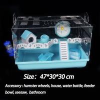 ราคา กรงหนูแฮมเตอร์ พร้อมของใช้ยกชุด กรงหนูแฮมสเตอร์คริลิค วิลล่าโปร่งใสขนาดใหญ่ สีชมพู สีน้ำเงิน พร้อมส่ง กรงอะคริลิค (19875142531)
