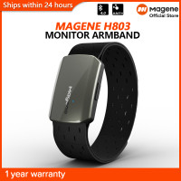 ราคา Magene H803 Heart Rate Sensor Monitor Armband Dual Mode การออกกำลังกายกลางแจ้ง บลูทูธ Ant Sensor พร้อมสายคล้องแขน คอมพิวเตอร์จักรยาน วิ่ง จักรยาน สำหรับ Wahoo (19725270940)