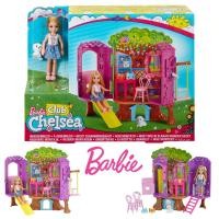 ราคา BARBIE CLUB CHELSEA ตุ๊กตาบาร์บี้ chelsea Doll And Treehouse Playset บ้านตุ๊กตา ตุ๊กตา FPF83 (19030131952)
