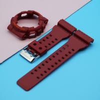ราคา คลังสินค้าพร้อม สายคล้องนาฬิกาข้อมือซิลิโคนสีดำสำหรับ Casio G SHOCK ผู้ชาย GA 110 GA100 GA120 GA 140 GA150 GD 120 100 110 GLS 100 110 120ชุดซิลิโคนเครื่องมือต่อพ่วง (9659300233)