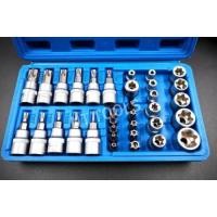 ราคา ชุดลูกบล็อก 3 8 34 ชิ้น TORX และ E ลูกบล็อกท็อค ลูกบล็อกดาว ลูกบล็อกหัวจีบ ลูกบล็อกหกเหลี่ยม ลูกบล็อกเดือยโผล่ 3หุน E T (17701590665)