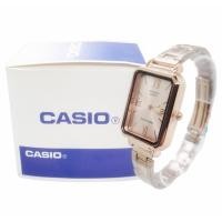 ราคา กันน้ำได้ นาฬิกาแฟชั่นผู้หญิง พร้อมกล่อง นาฬิกาคาสิโอ้ casioผู้หญิง หน้าปัดเหลี่ยม สายแสตนเลส คาสิโอ้ผู้หญิง TW618 (19481952685)