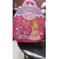 ราคา ของเล่นเด็ก เซตกระเป๋าล้อลาก กระเป๋าเครื่องสำอาง เแต่งหน้า กระเป๋าเดินทางสำหรับเด็กที่สะดุดตา ชุดของเล่น36ชิ้น (19339264160)