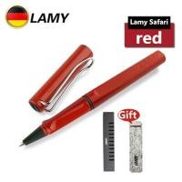 ราคา LAMY Safari Rollerball Pen ของแท้100 สีแดง ปากกาโรลเลอร์บอล ลามี่ ไส้ปากกาโรลเลอร์บอล LAMY M63 หัว M (11243433824)