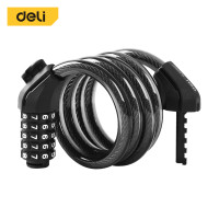 ราคา Deli สายล็อคจักรยาน สายล็อคอเนกประสงค์ ที่ล็อคจักรยาน แหวนล็อคจักรยาน ตั้งรหัสได้5หลัก พกพาง่าย กันสนิม Cable Lock (19535650528)