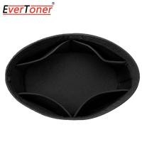 ราคา EverToner Felt Insert Bag Organizer For Prada Duet Re Nylon Bucket Bag Makeup Handbag Organizer Inner Purse Portable Cosmetic Inside Bags Mini Small Bags (19613243699)