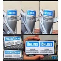 ราคา สติ๊กเกอร์ Ohlins สติ๊กเกอร์ติด โช๊ค Ohlins พื้นสีอักษรใส โอลิน Sticker Ohlins floor clear color letters (4704520683)