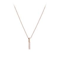 ราคา COCOJEWELRY สร้อยคอแฟชั่น Kalung Menegak จี้สร้อยคอผู้หญิง Rose Gold Clavicle สร้อยคอเสน่ห์จี้เครื่องประดับของขวัญ (12098207846)