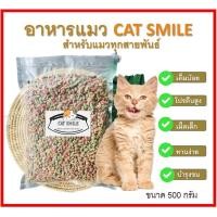 ราคา BD Cat Smile อาหารแมวเกรดส่งนอก รสปลารวมทะเล สูตรเค็มน้อย 500 G (14635631874)