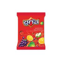 ราคา ลูกอมเคี้ยวหนึบ ซูกัสSugas รสผลไม้รวมรส 100 เม็ด ถุง (19552786688)