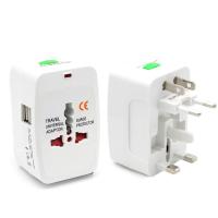 ราคา หัวแปลงปลั๊กไฟ ใช้ได้ทั่วโลก International Travel Adapter 2 USB Ports อะแดปเตอร์การเดินทาง Universal Worldwide Adapters B29 (20043412370)