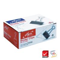 ราคา Elfen เอลเฟ่น คลิปหนีบกระดาษ คลิปดำ No 109 40 มม 1 กล่อง (14882245414)