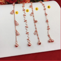 ราคา สร้อยข้อมือนากลายกระดูกงูคั่นเม็ดจิกห้อยจี้ คละแบบ ความยาว 6 5 7 นิ้ว สร้อยนาก สร้อยไมครอน สร้อยข้อมือแฟชั่น (17578537883)