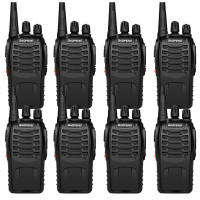 ราคา 8 หน่วย วิทยุสื่อสาร 1 10km Baofeng BF 888S 5W เครื่องส่งรับวิทยุวิทยุสองทาง Interphone Two Way Walkie Talkie (19966226563)