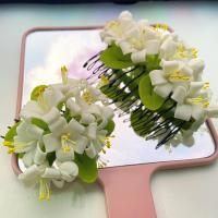 ราคา หวีสับดอกไม้ดินปั้น clay flower comb (2905408086)