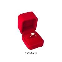 ราคา กล่องใส่แหวนกล่องกำมะหยี่ใส่เครื่องประดับกล่องเก็บแหวนกล่องแหวนทรงสูงคละสี (19282853395)