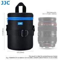 ราคา JJC หรูหรา กระเป๋าใส่เลนส์กล้องเลนส์กระเป๋าเลนส์กันน้ำกรณีปกอ่อนพอดีสำหรับ Canon Nikon Sony Tamron Olympus Fujifilm เลนส์กันน้ำตัวป้องกันเลนส์อุปกรณ์ถ่ายภาพ (7603599104)